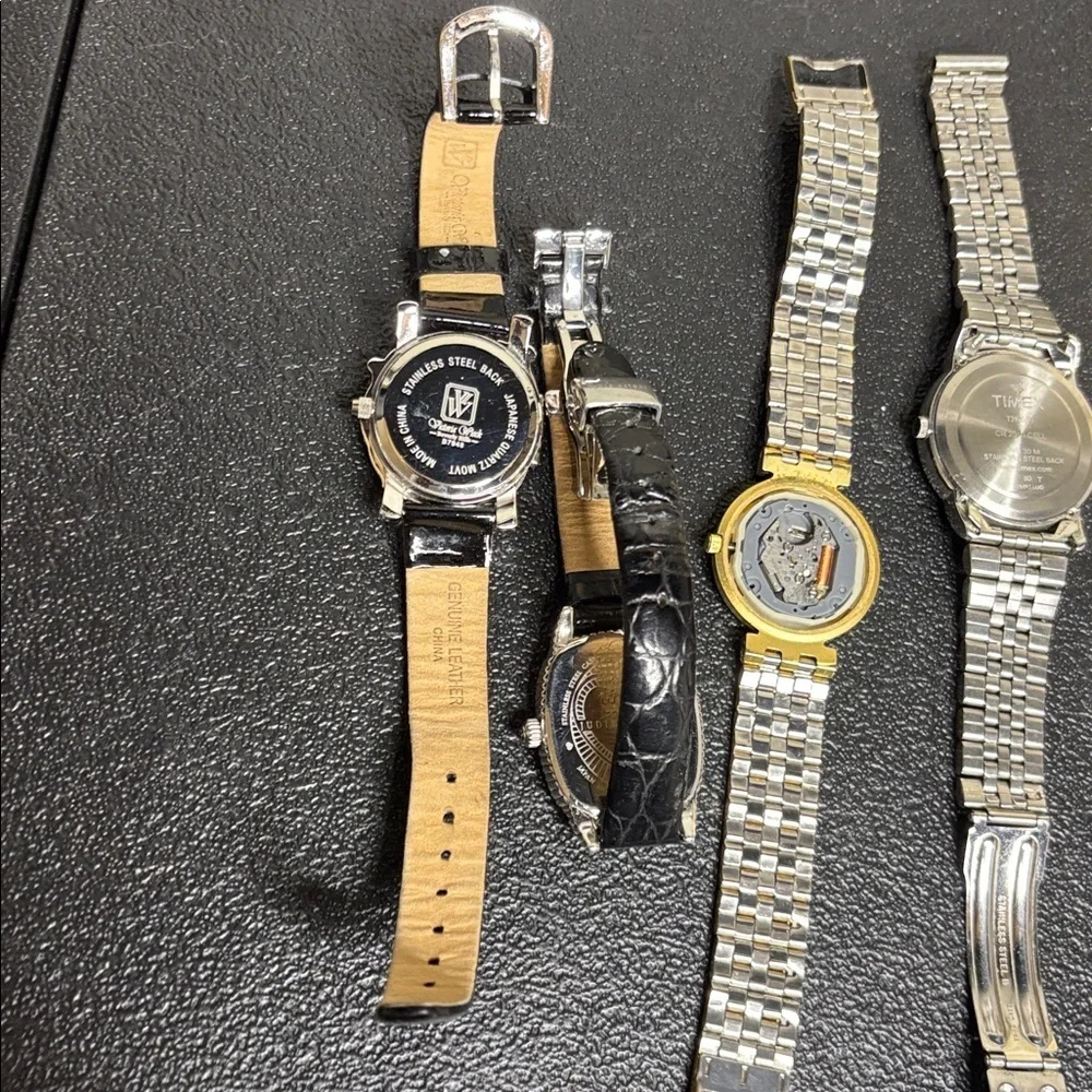 Bundle BROKEN Watch Men’s Women’s Need Repair Project Leather Stainless variety